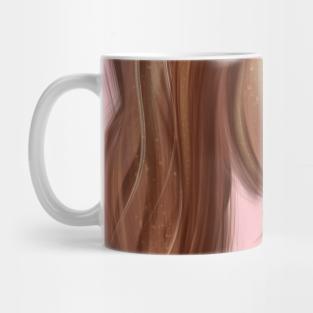 Anime girl picture frame cute girl Sticker Mug